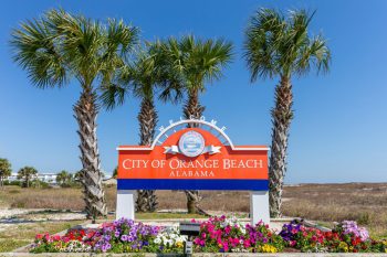 Orange Beach Sign